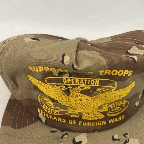 Vintage Desert Storm Camouflage Hat Cap Snapback - Picture 2 of 13